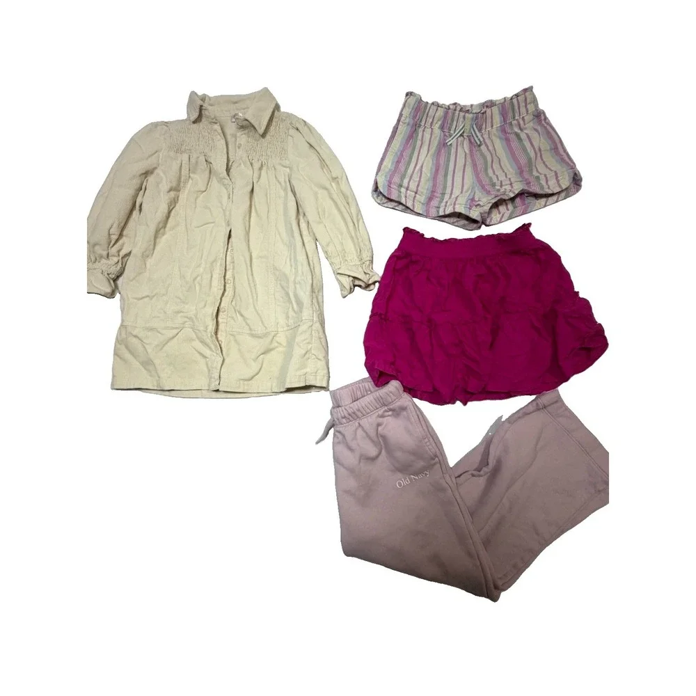 Girls Clothing Lot Size Medium (8) | 4 Pieces | Gap Kids, Old Navy & Francesca's
